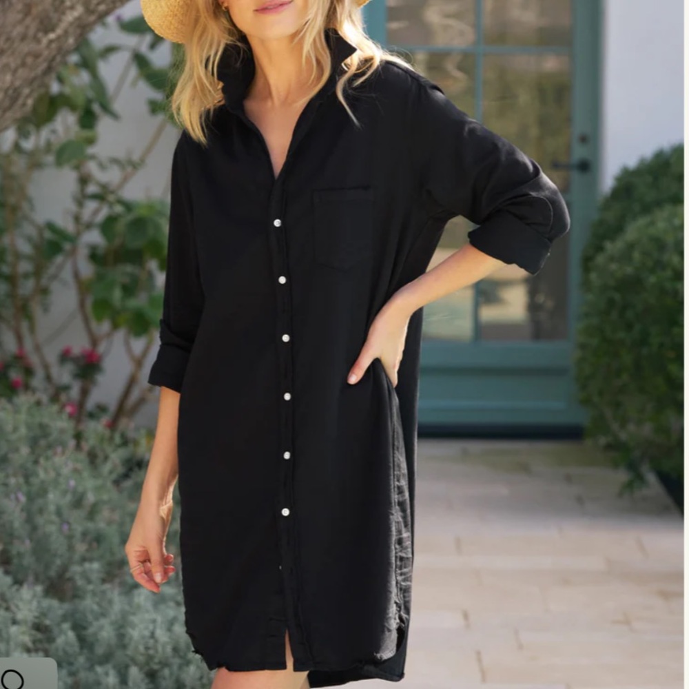 Frank & Eileen Black Mary Dress sz XS